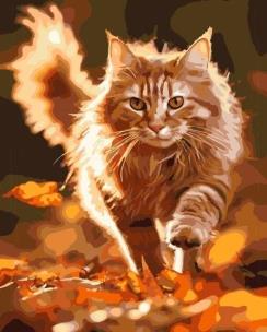 Malowanie po numerach - Kocie przygody 40x50cm. Wydawca: Qbee. Multiszop.pl Opakowanie Malowanie po numerach - Kocie przygody 40x50cm