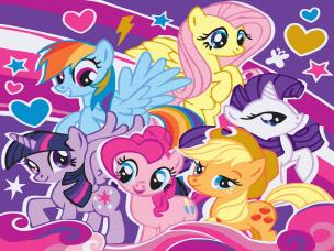 Opakowanie Malowanie po numerach Kolorowe kucyki