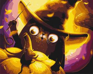 Opakowanie Malowanie po numerach Kot Magik