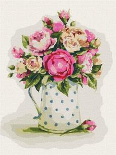 Opakowanie Malowanie po numerach - Kruche róże 30x40cm