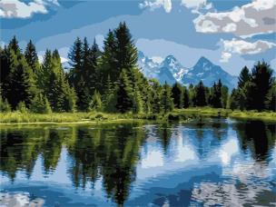 Opakowanie Malowanie po numerach - Krystaliczna woda 40x50cm