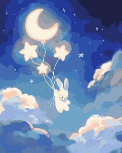 Opakowanie Malowanie po numerach - Księżycowy zając 40x50 cm