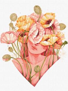 Opakowanie Malowanie po numerach - Kwiatowy dotyk 30x40cm