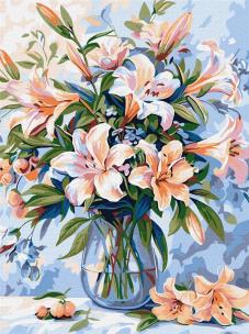 Opakowanie Malowanie po numerach - Kwiatowy wiersz 30x40cm