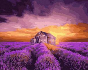 Opakowanie Malowanie po numerach - Lawendowy Dom 40x50cm