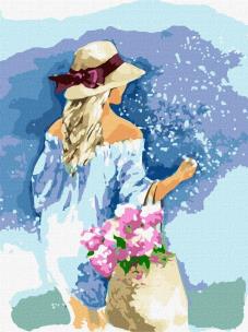 Opakowanie Malowanie po numerach - Letni spacer 30x40