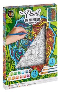 Opakowanie Malowanie po numerach - Lew 30x40cm