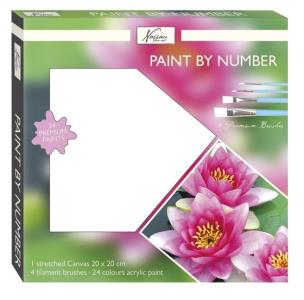 Opakowanie Malowanie po numerach - Lilia wodna 20x20cm