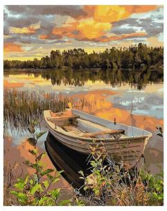 Opakowanie Malowanie po numerach - Łódź przy brzegu 40x50cm
