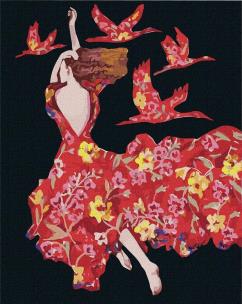 Opakowanie Malowanie po numerach - Loty we śnie.. 40x50cm