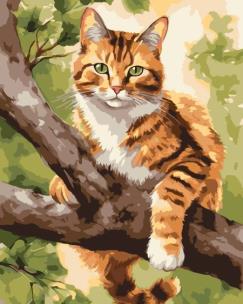 Opakowanie Malowanie po numerach - Łowca na drzewie 40x50cm