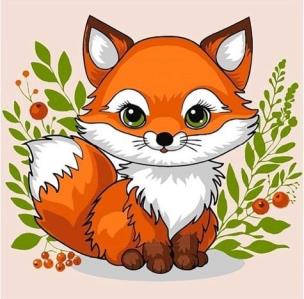 Malowanie po numerach - Łysychka 25x25cm. Wydawca: Qbee. Multiszop.pl Opakowanie Malowanie po numerach - Łysychka 25x25cm