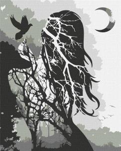 Opakowanie Malowanie po numerach - Magia kobiety 40x50cm