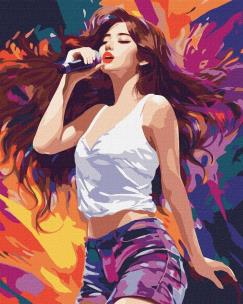 Opakowanie Malowanie po numerach - Magiczna śpiewaczka