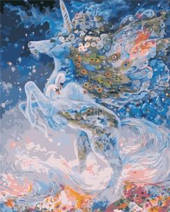 Opakowanie Malowanie po numerach - Magiczny jednorożec 40x50