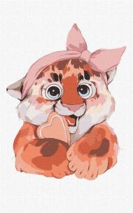 Opakowanie Malowanie po numerach - Magiczny tygrysek 25x40cm