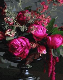 Opakowanie Malowanie po numerach - Malinowe piwonie 40x50 cm