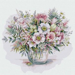 Opakowanie Malowanie po numerach - Malowniczy bukiet 50x50