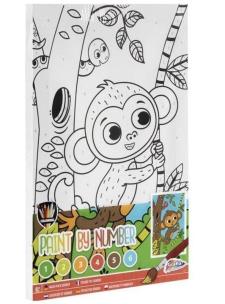 Opakowanie Malowanie po numerach Małpka