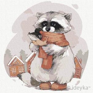 Opakowanie Malowanie po numerach - Mały przyjaciel 30x30cm