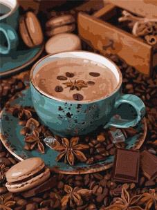 Opakowanie Malowanie po numerach - Martwa natura z kawą 30x40