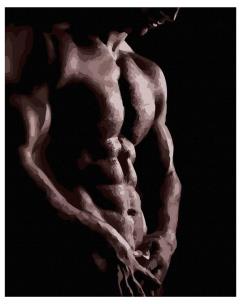 Opakowanie Malowanie po numerach - Męski tors 40x50cm