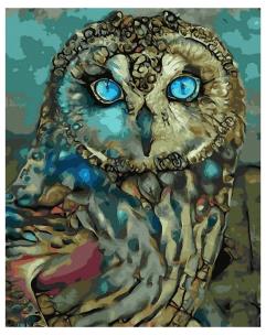 Opakowanie Malowanie po numerach - Metalowa sowa 40x50