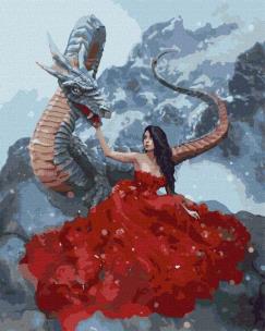 Opakowanie Malowanie po numerach -Mistyczne spotkanie 40x50cm