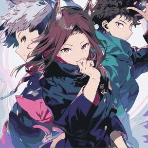 Opakowanie Malowanie po numerach - Mocna przyjaźń 40x40cm