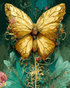 Opakowanie Malowanie po numerach - Motyl 40x50 cm