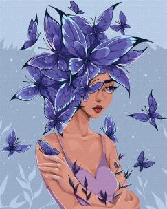 Opakowanie Malowanie po numerach - Motyle myśli 40x50cm