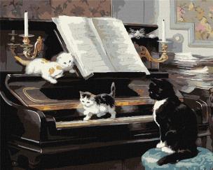 Opakowanie Malowanie po numerach - Muzycy 4050cm