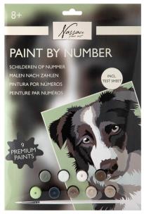 Opakowanie Malowanie po numerach na kartonie - Pies