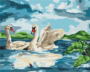 Opakowanie Malowanie po numerach - Nad jeziorem 40x50