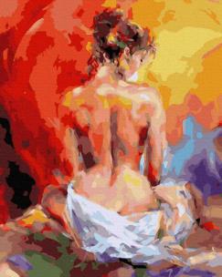Opakowanie Malowanie po numerach - Naga dziewczyna 40x50cm