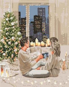 Opakowanie Malowanie po numerach - Najlepszy Nowy Rok 40x50cm