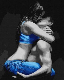 Opakowanie Malowanie po numerach - Namiętny uścisk 40x50cm