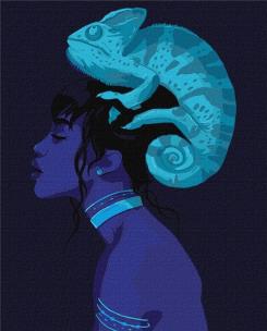 Opakowanie Malowanie po numerach - Neonowe piękno 40x50cm