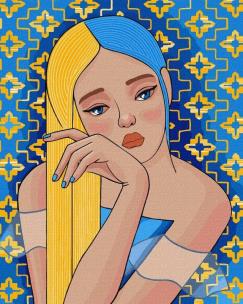 Opakowanie Malowanie po numerach - Niewzruszony 40x50cm