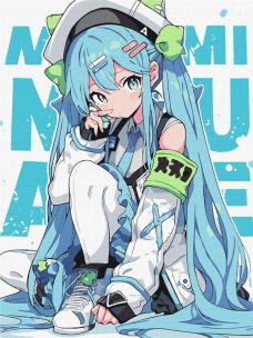 Opakowanie Malowanie po numerach - Niezrównana dziewczyna