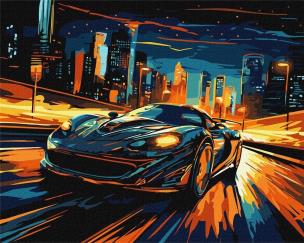 Opakowanie Malowanie po numerach - Nocne miasto 40x50cm