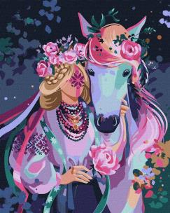 Opakowanie Malowanie po numerach - Ochronił losy 40x50cm