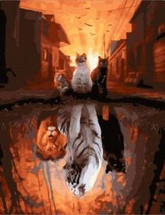 Opakowanie Malowanie po numerach - Odbicie dusz 40x50cm