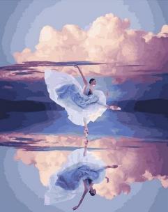 Opakowanie Malowanie po numerach - Odbicie lekkości 40x50 cm