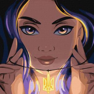 Opakowanie Malowanie po numerach - Odwaga 40x40cm