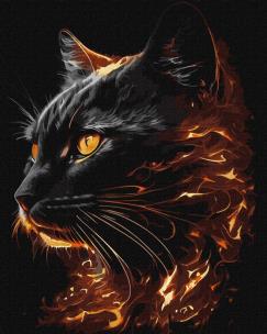 Opakowanie Malowanie po numerach - Ognista piękność 40x50cm