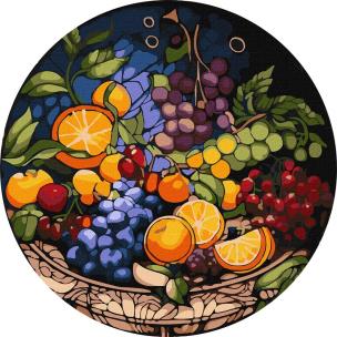 Opakowanie Malowanie po numerach okrągła rama - Apetyczna...