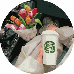 Opakowanie Malowanie po numerach okrągłe - Akcesoria podróżne