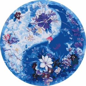 Opakowanie Malowanie po numerach okrągłe - Energia życia 40cm