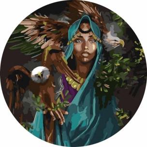 Opakowanie Malowanie po numerach okrągłe - Pod ochroną orłów